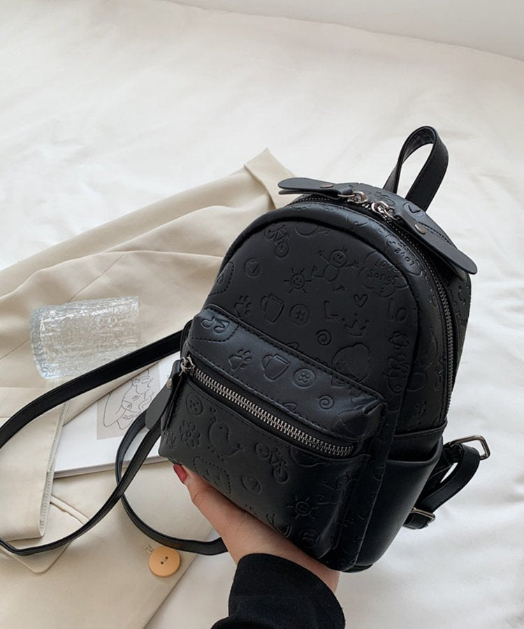 エンボスキャラクターワントーンミニリュック2