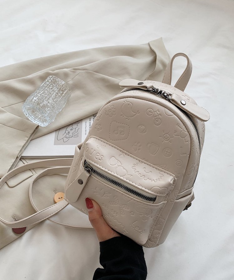 エンボスキャラクターワントーンミニリュック1