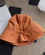 UVカットバックリボンサンハット