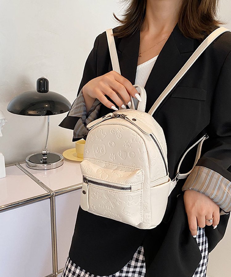 エンボスキャラクターワントーンミニリュック11