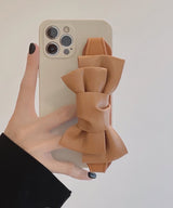 フェイクレザービッグリボンベルトスマホケース30