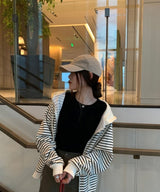 マルチカラークルーネックベーシックリブTシャツ13