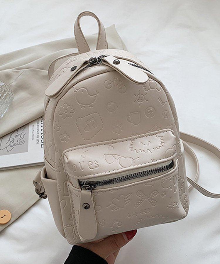 エンボスキャラクターワントーンミニリュック13