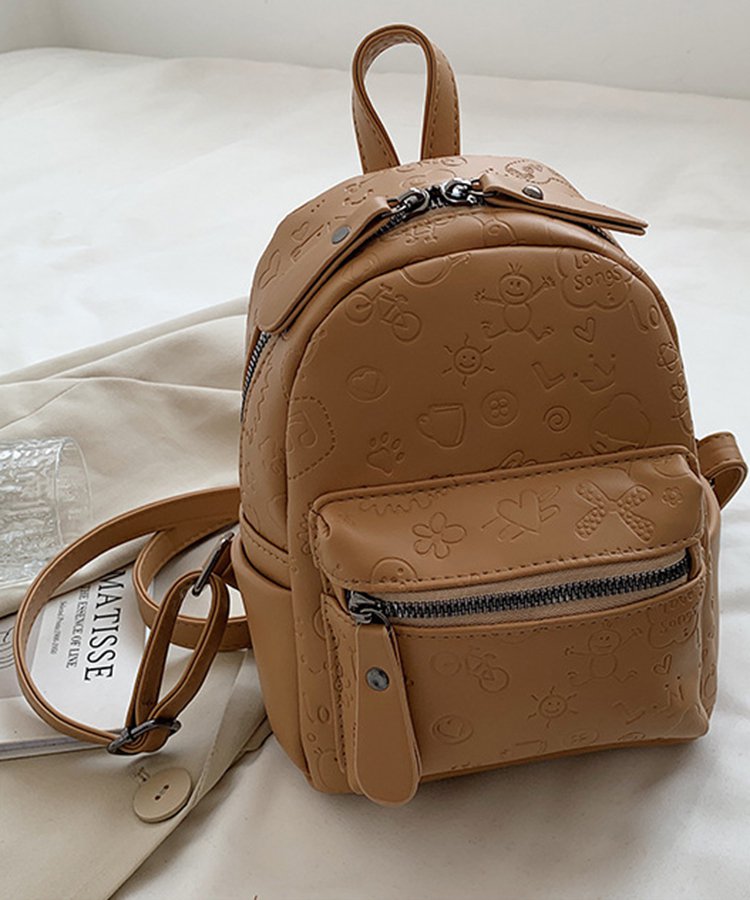 エンボスキャラクターワントーンミニリュック14