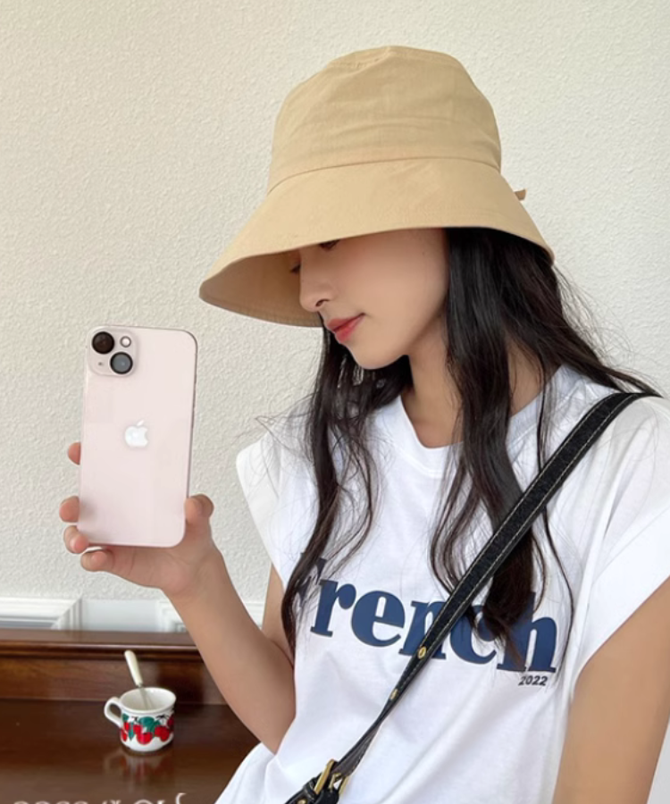 UVカットバックリボンサンハット