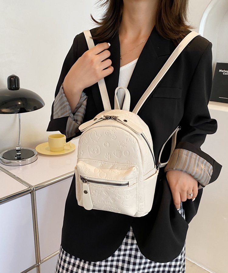 エンボスキャラクターワントーンミニリュック2