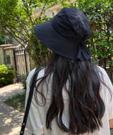 UVカットバックリボンサンハット