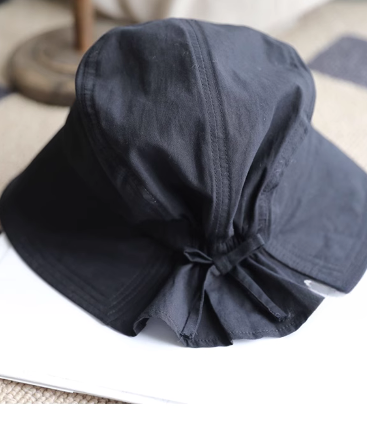 UVカットバックリボンサンハット