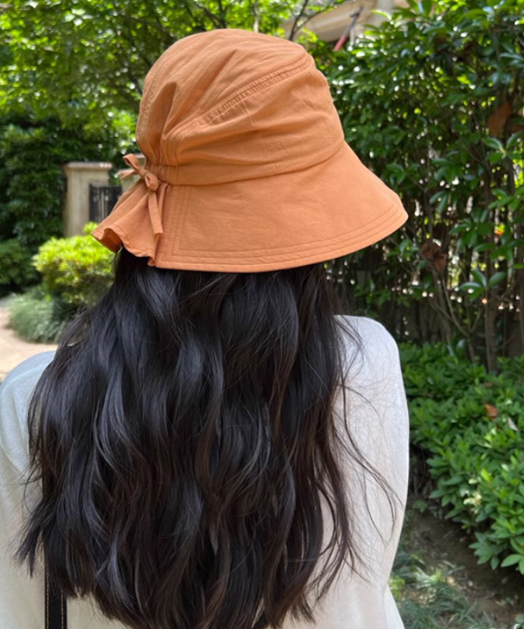 UVカットバックリボンサンハット