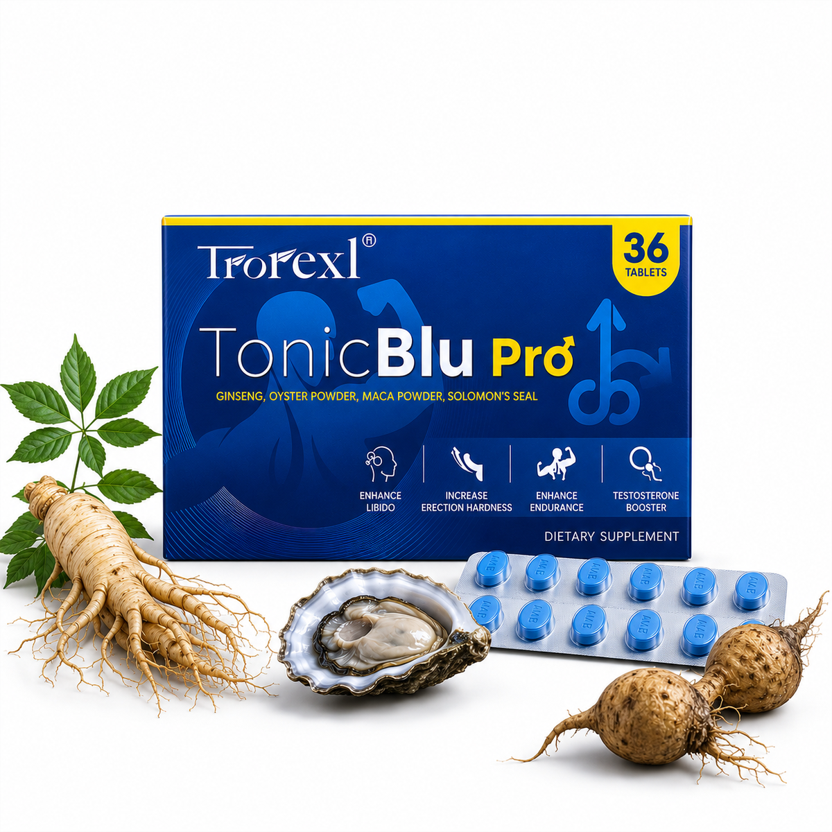 Natural Ginseng & Oyster Stamina Support for Men