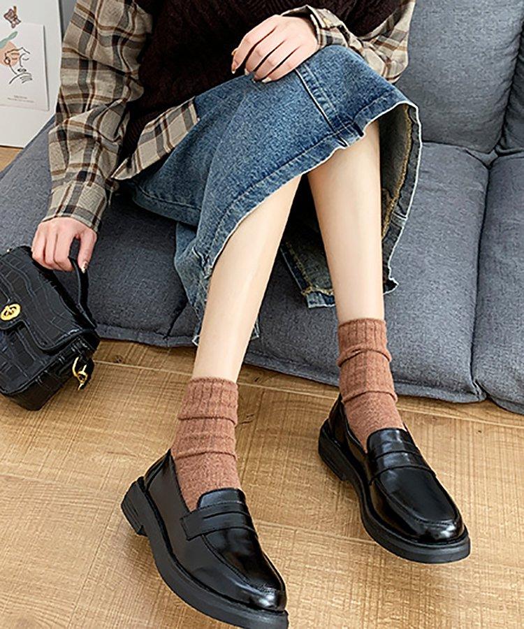 ローヒールペニーローファー - jemiremi