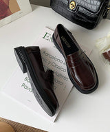 ローヒールペニーローファー - jemiremi