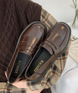 ローヒールペニーローファー - jemiremi