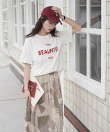 【即納】BEAUFITULプリントTシャツ - jemiremi